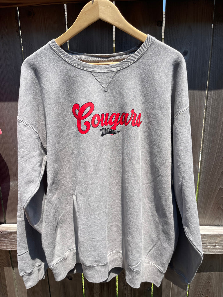 YPIP Custom Gameday Flag Sweatshirt – Cougars