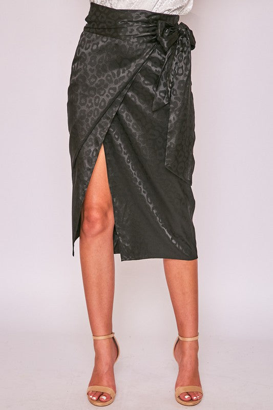 Nash Wrap Skirt - Black