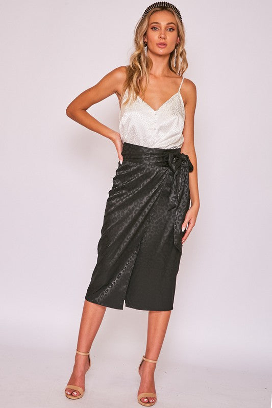 Nash Wrap Skirt - Black